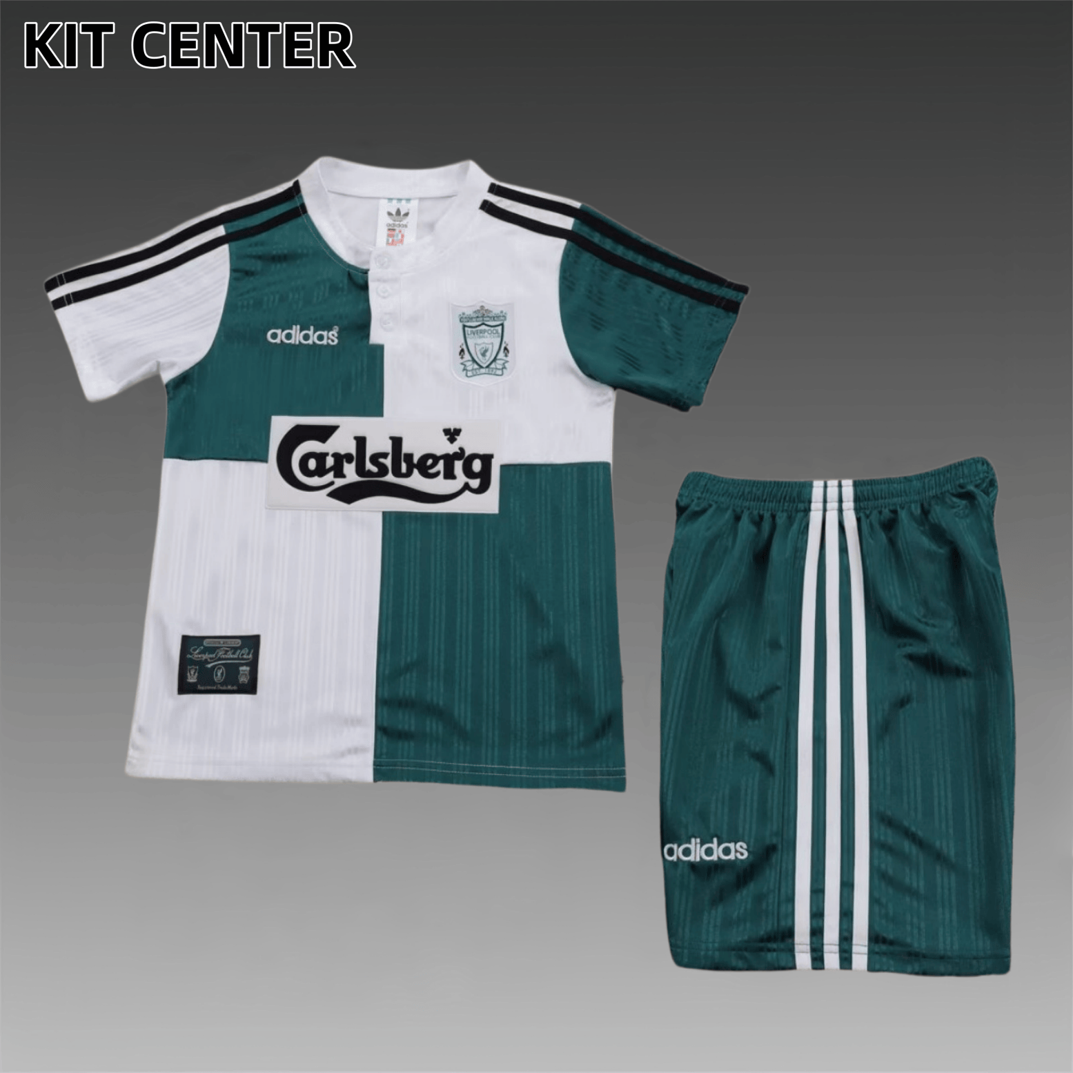 95/96 Liverpool Away Retro Football Shirt (Kids Kit）