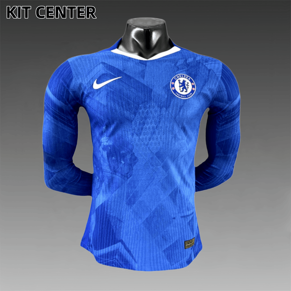 2025/2026 Chelsea Home Long Sleeve Football Shirt (Player)