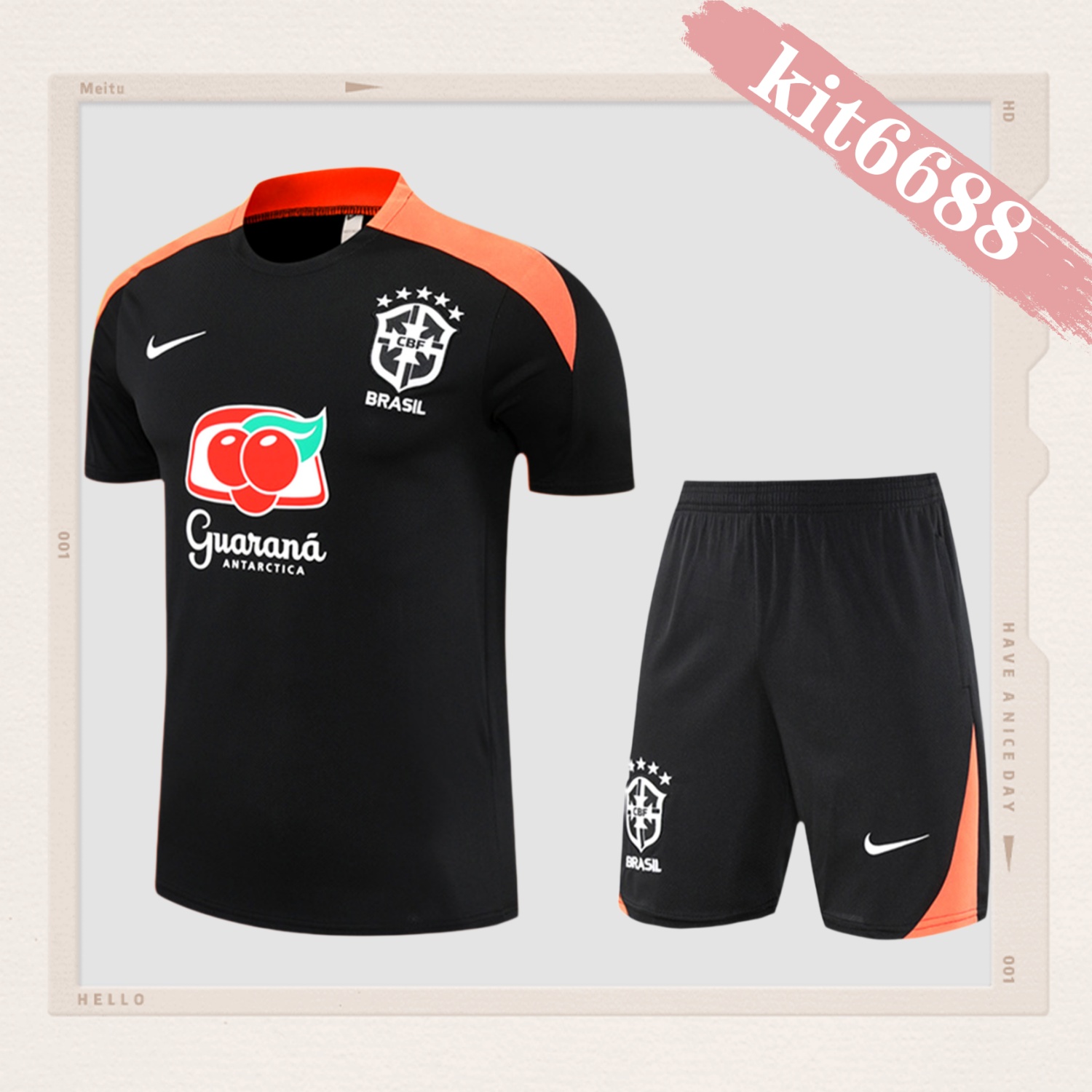 2025/2026 Brazil Short Sleeve Training Kit (Adult Kit)