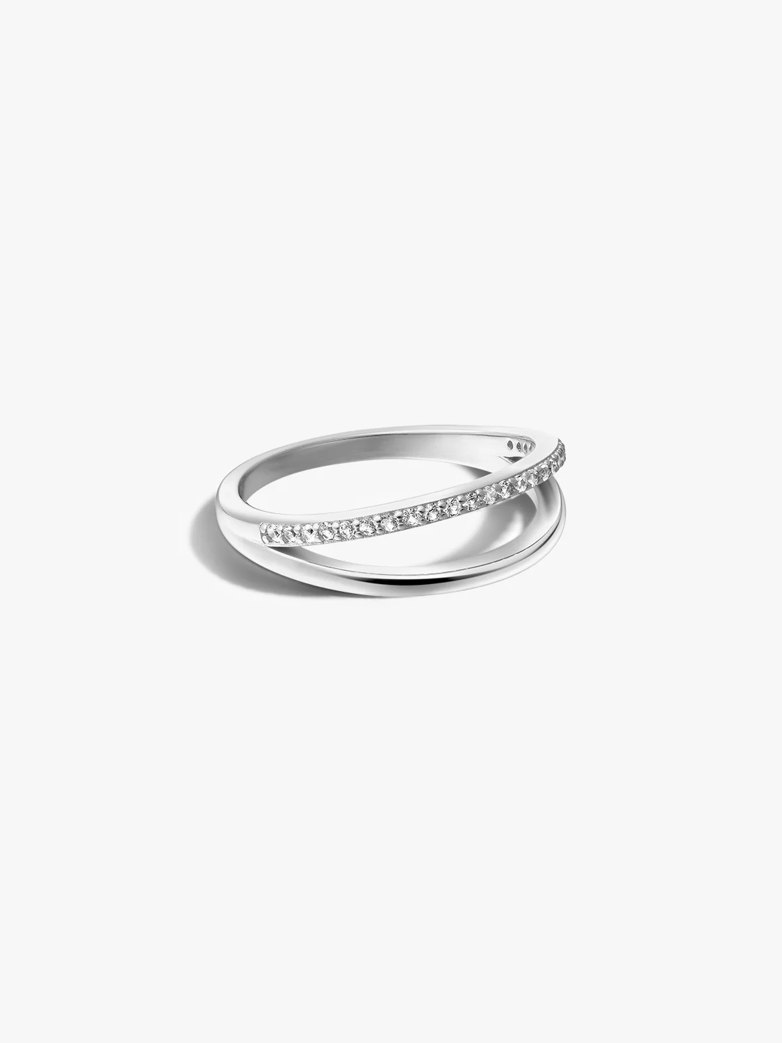 Pave Sapphire Duo Ring