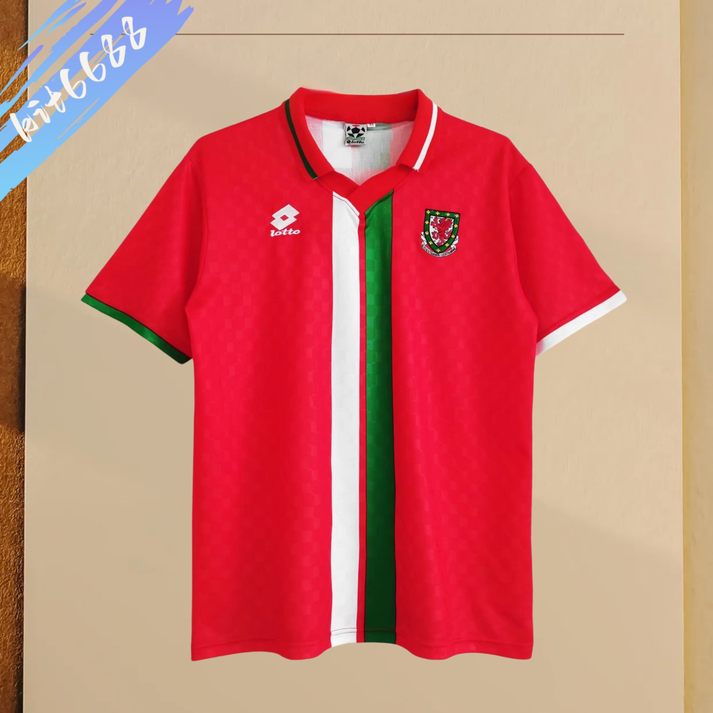 96/98 Wales Home Retro Football Shirt