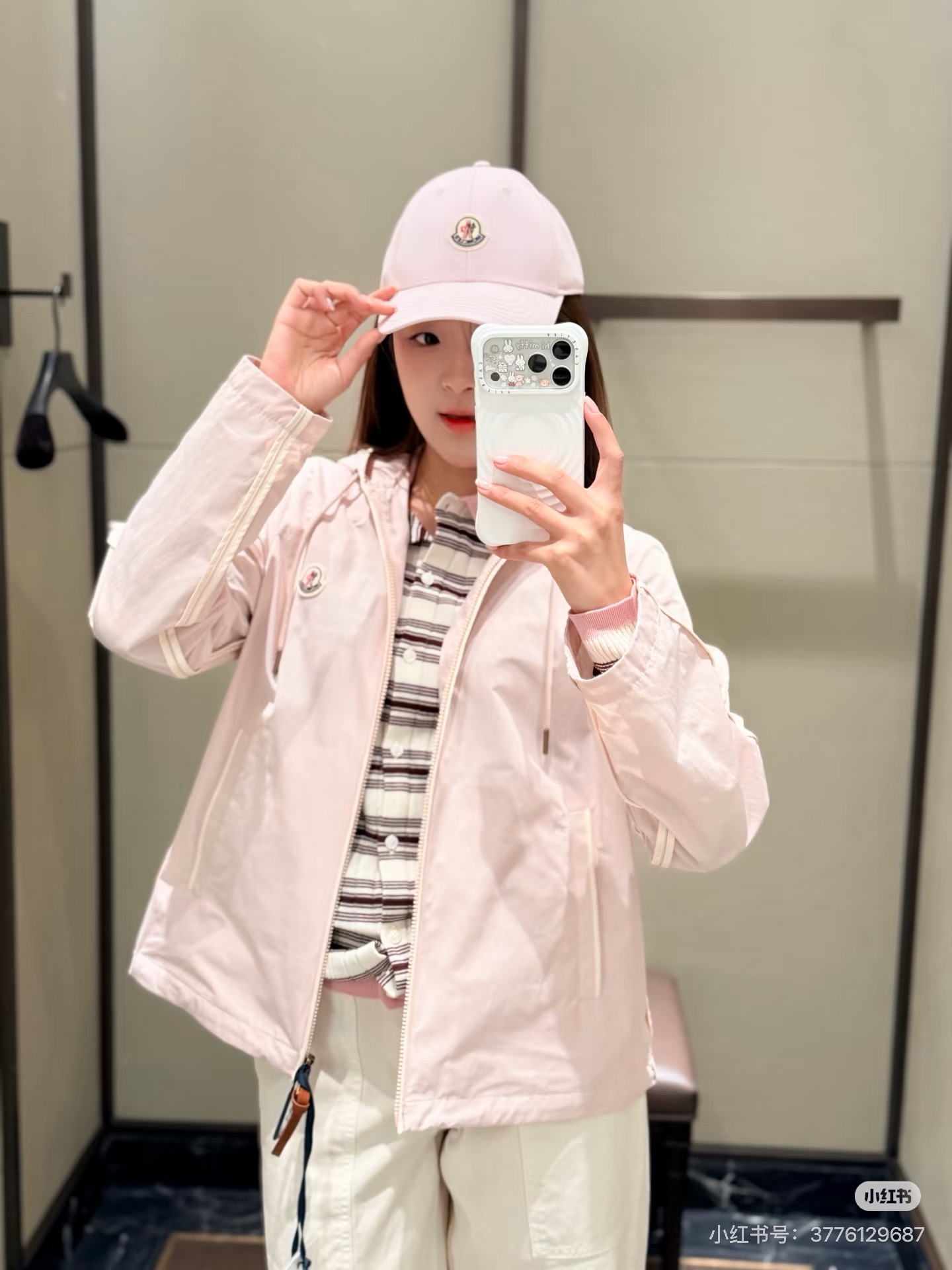 Moncler 2026 Autumn Winter Women's Jackets Polyester Hooded Tassel Zipper Casual Slim Woman's Coats MKDFWJ26008