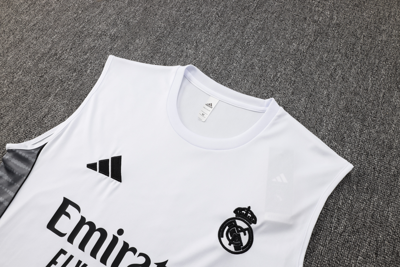 2024/2025 Real Madrid white adult vest training suit (Adult Kit)