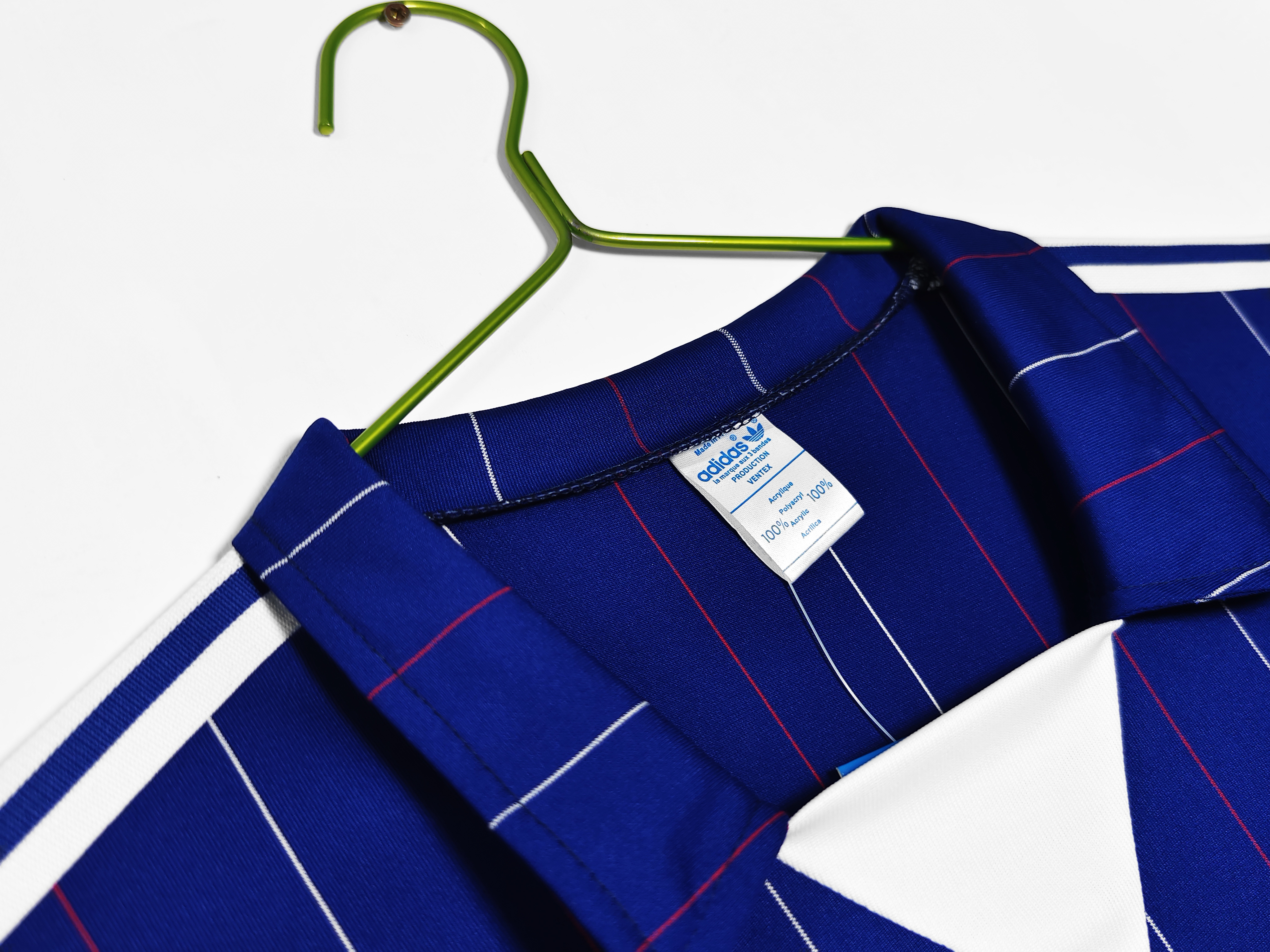 80/82 France home  Retro long Football Shirt