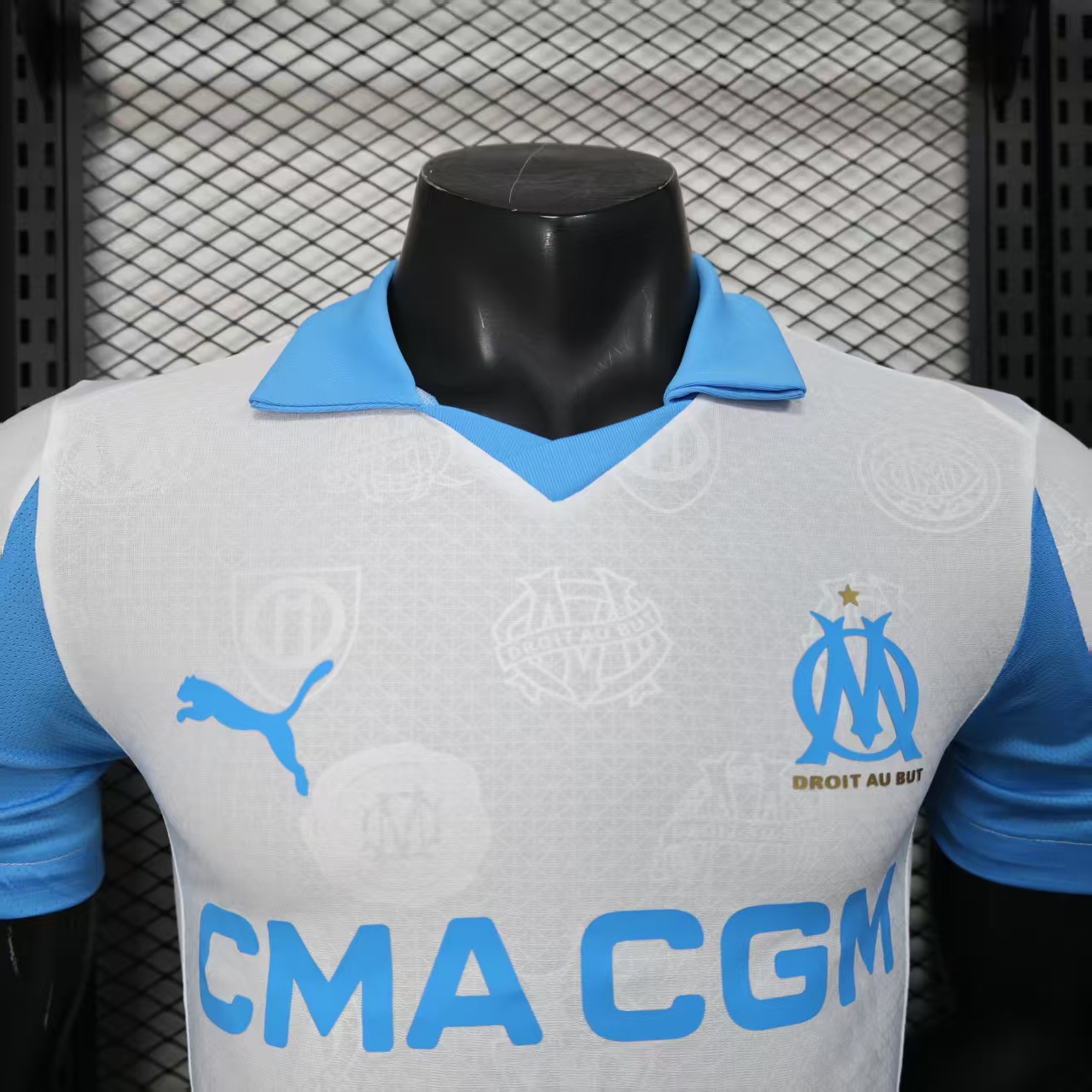 2025/2026 Marseille Home Football Shirt (Player Edition)