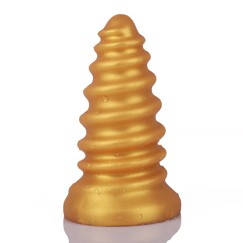Milo - Ribbed Butt Plug - Soft Anal Dilator - Huge Anal Toy - Anal Sex Toy