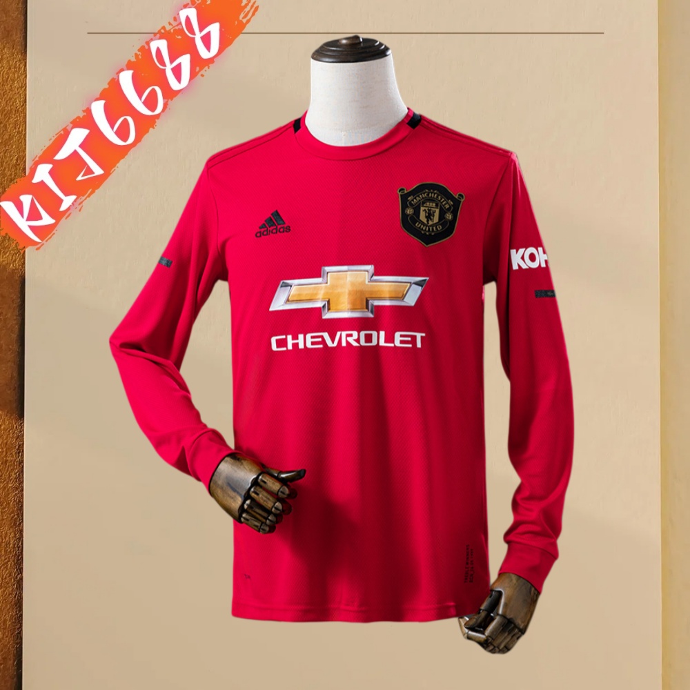 19/20 Manchester United home long sleeved retro football jersey