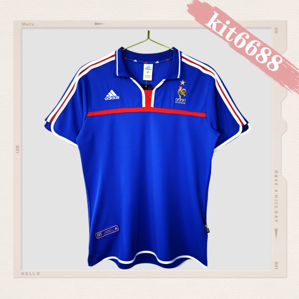 2000 France Home Retro Football Shirt