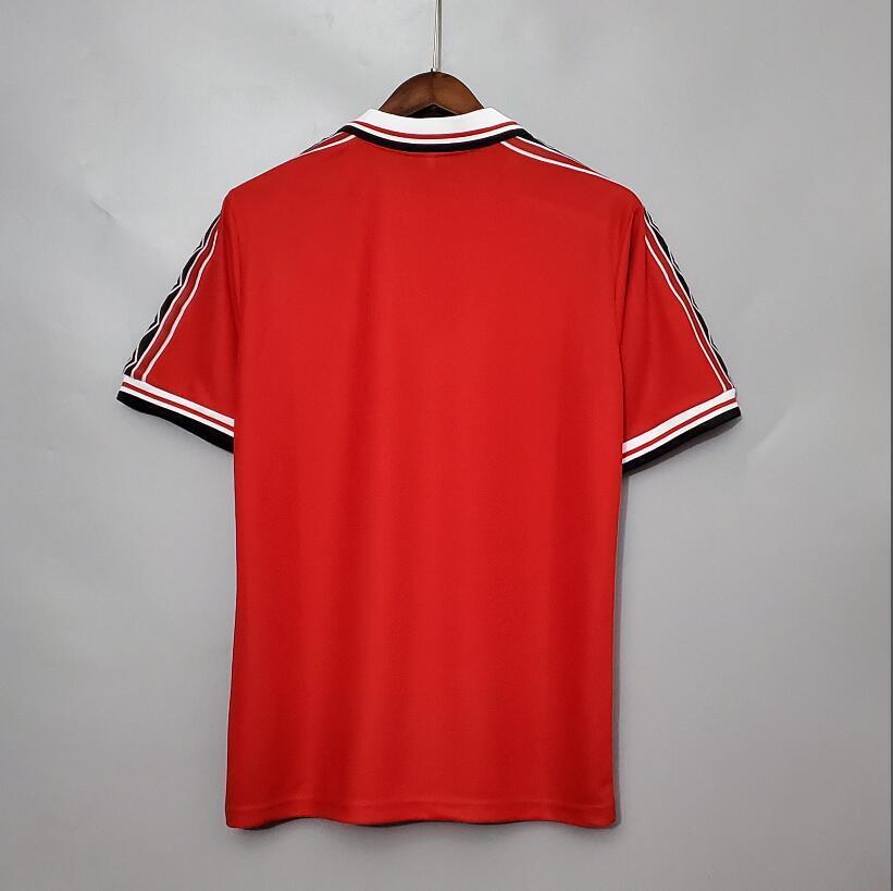 98/99Manchester United home retro football jersey