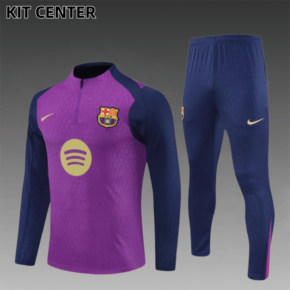 25/26 Barcelona Half Zip TrainingWear (Adult Kids Kit)