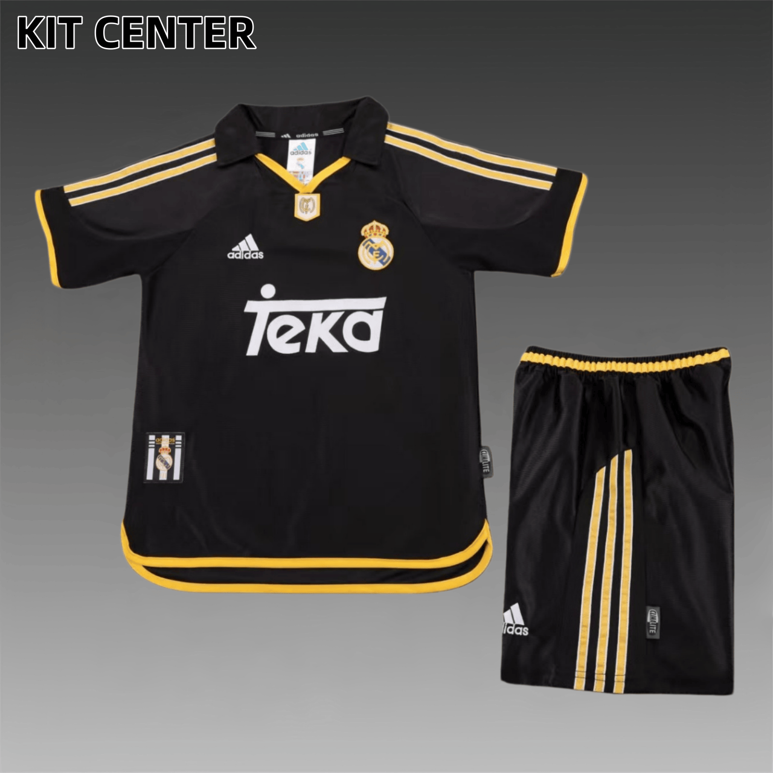 1999/2001 Real Madrid Away Retro Kids Set