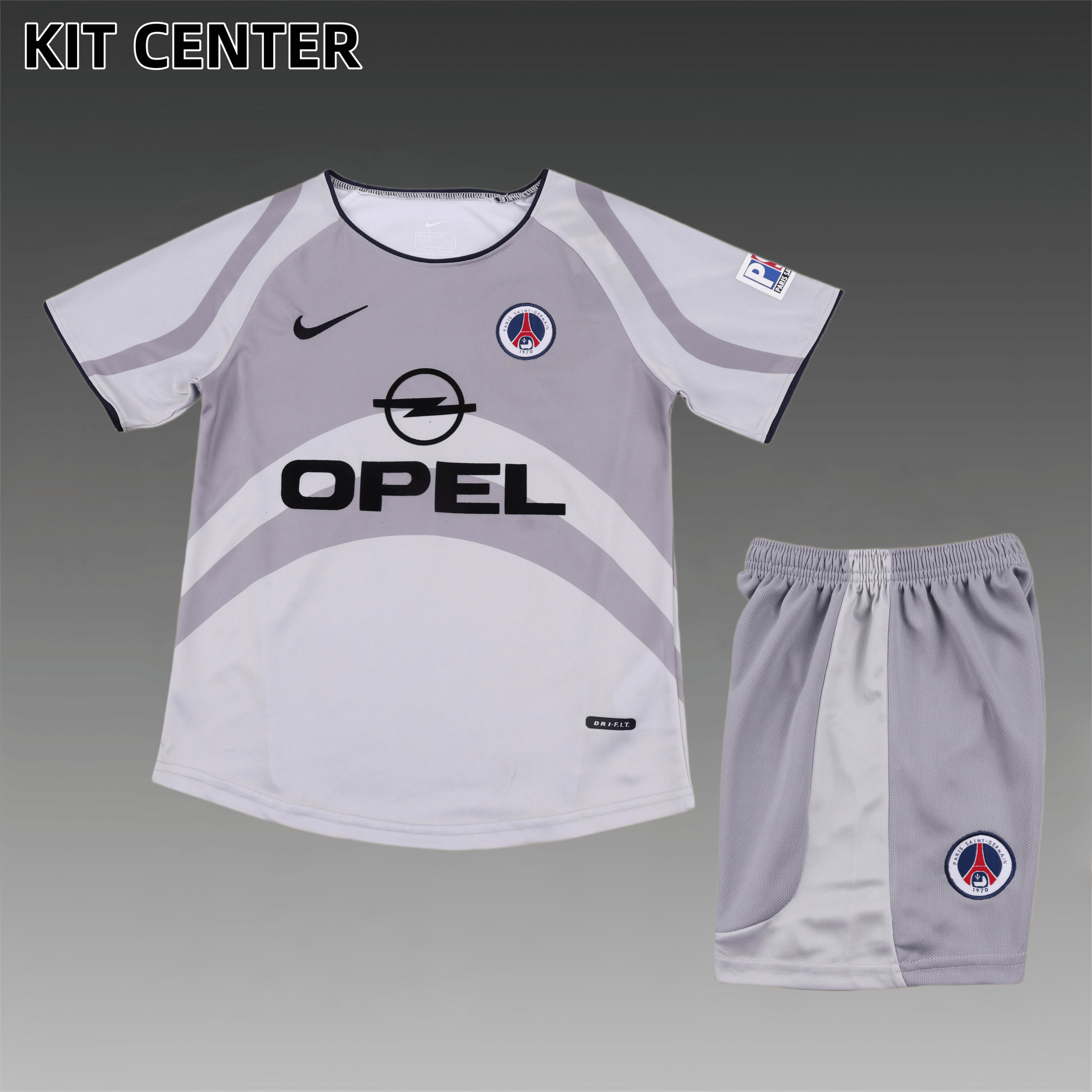2001/2002 PSG Paris Saint-Germain Away Football Shirts（ Kids Kit ）