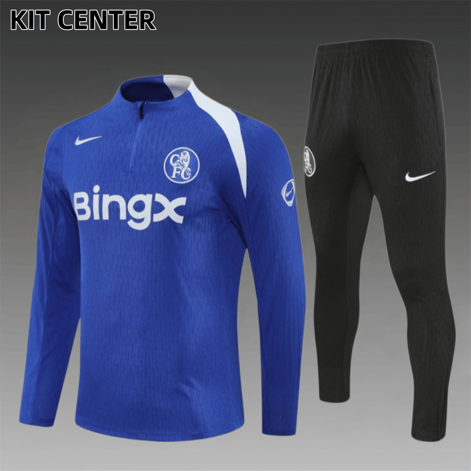 25/26 Chelsea Half Pull Training Suit (Adult and Children's Set)