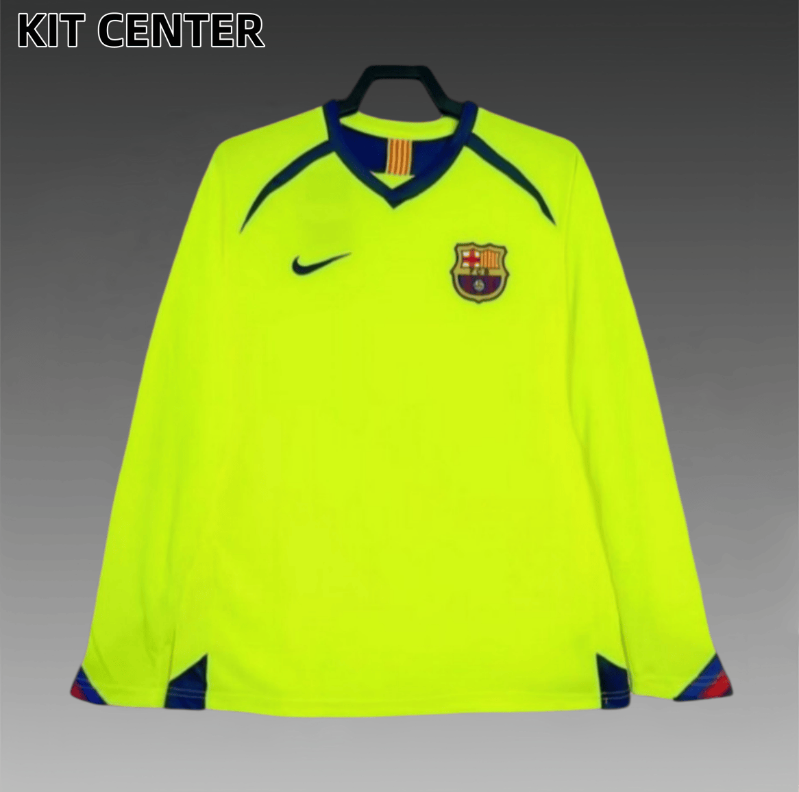 05/06 Barcelona  Away long sleeves Retro Football Shirt