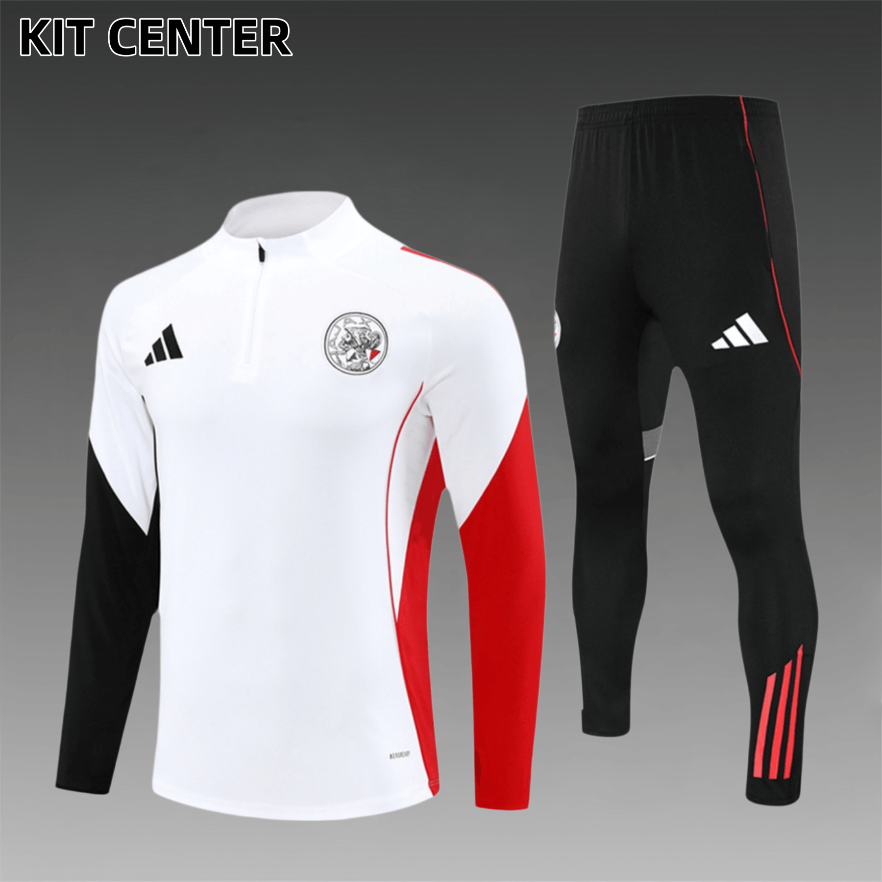 2025/2026 Ajax Kids Half Zip Training Clothes (Kids Kit)