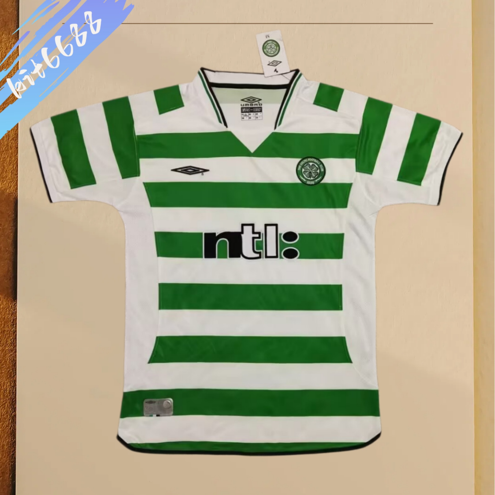 2001/2003 Celtics home Retro Football Shirt