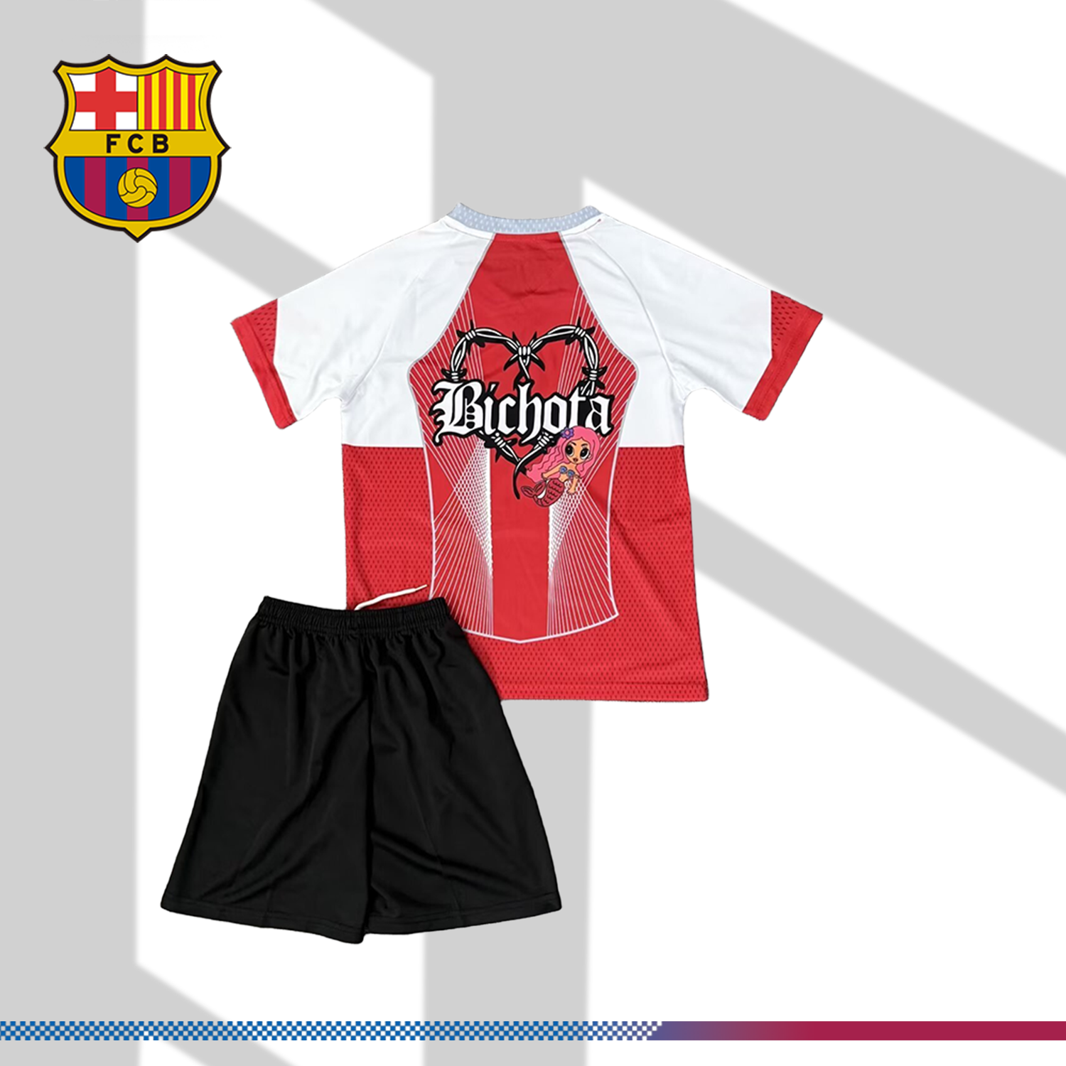 2025/2026 Barcelona Special Edition Football Shirt (Kids Kit socks)