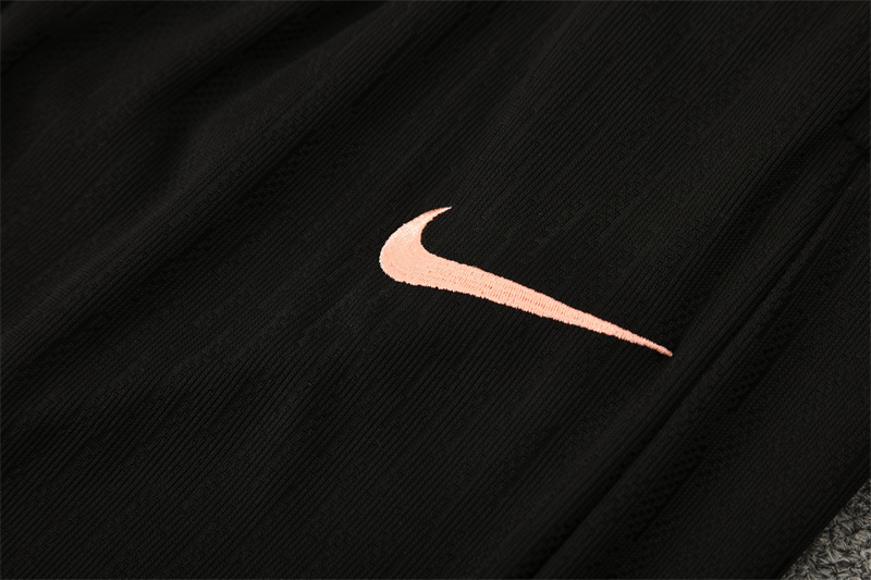 25/26 France black Half-Zip Training Kits (Adult Kids kit)