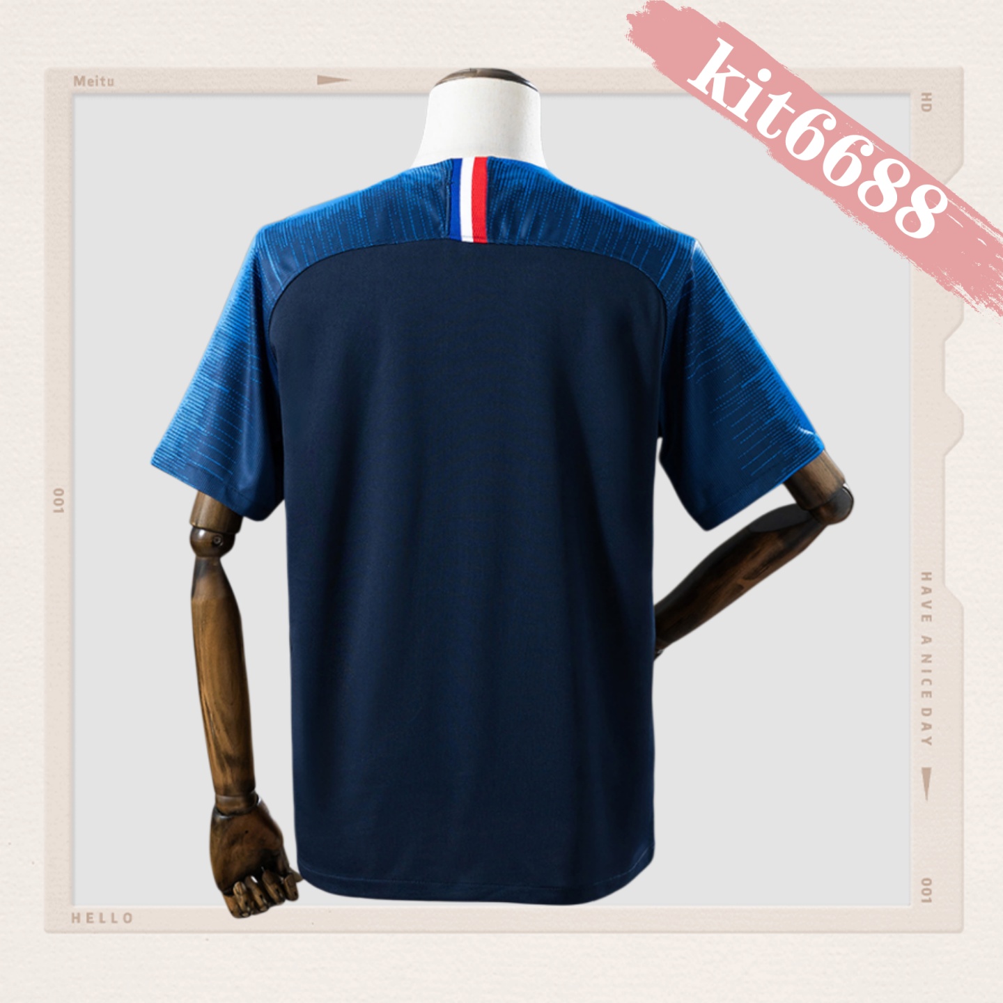 2018 France Home  Retro Football Shirt