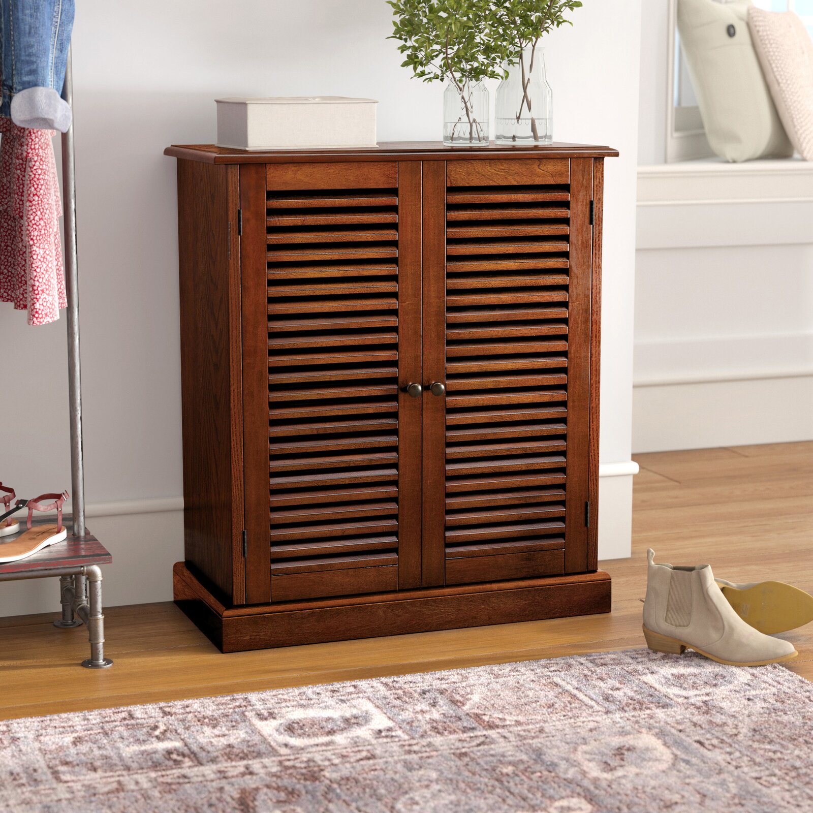 Polton 15 Pair Shoe Storage Cabinet