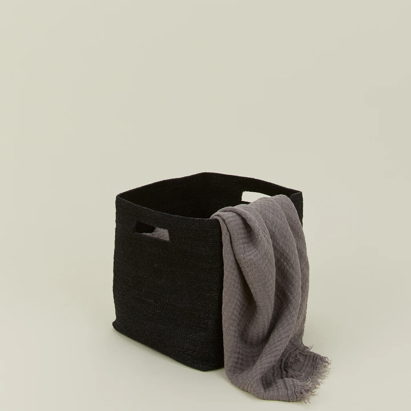 Essential Square Basket - Black