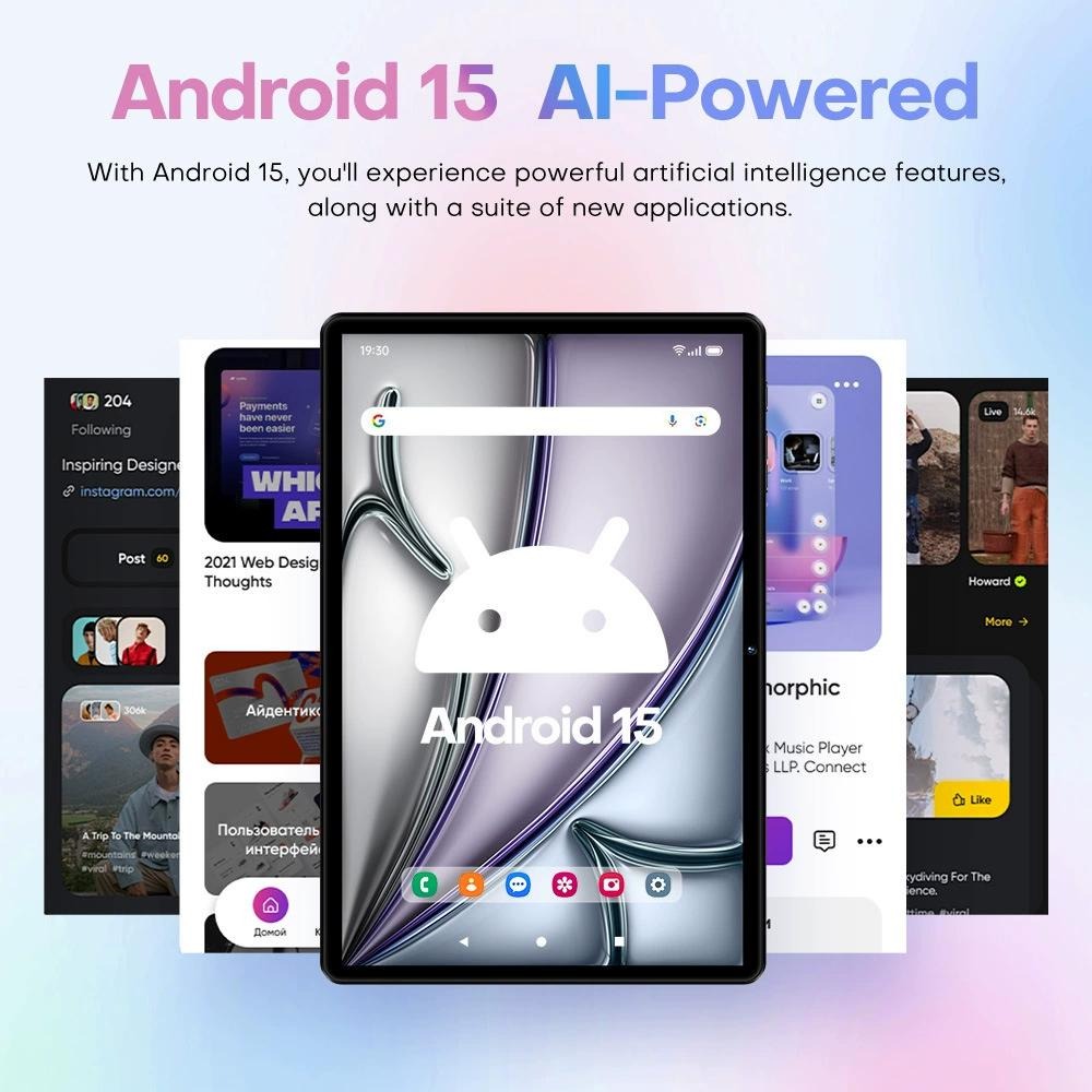 GPT-Pad8 Pro (mit Maus und Tastatur) 4G-fähiges Android-Smart-Tablet mit 10,1-Zoll-In-Cell-Bildschirm, 16+1TB, ultraflache Metallgehäuse, unterstützt Speicherkarten, Achtkernprozessor, 13-Megapixel-Kamera.
