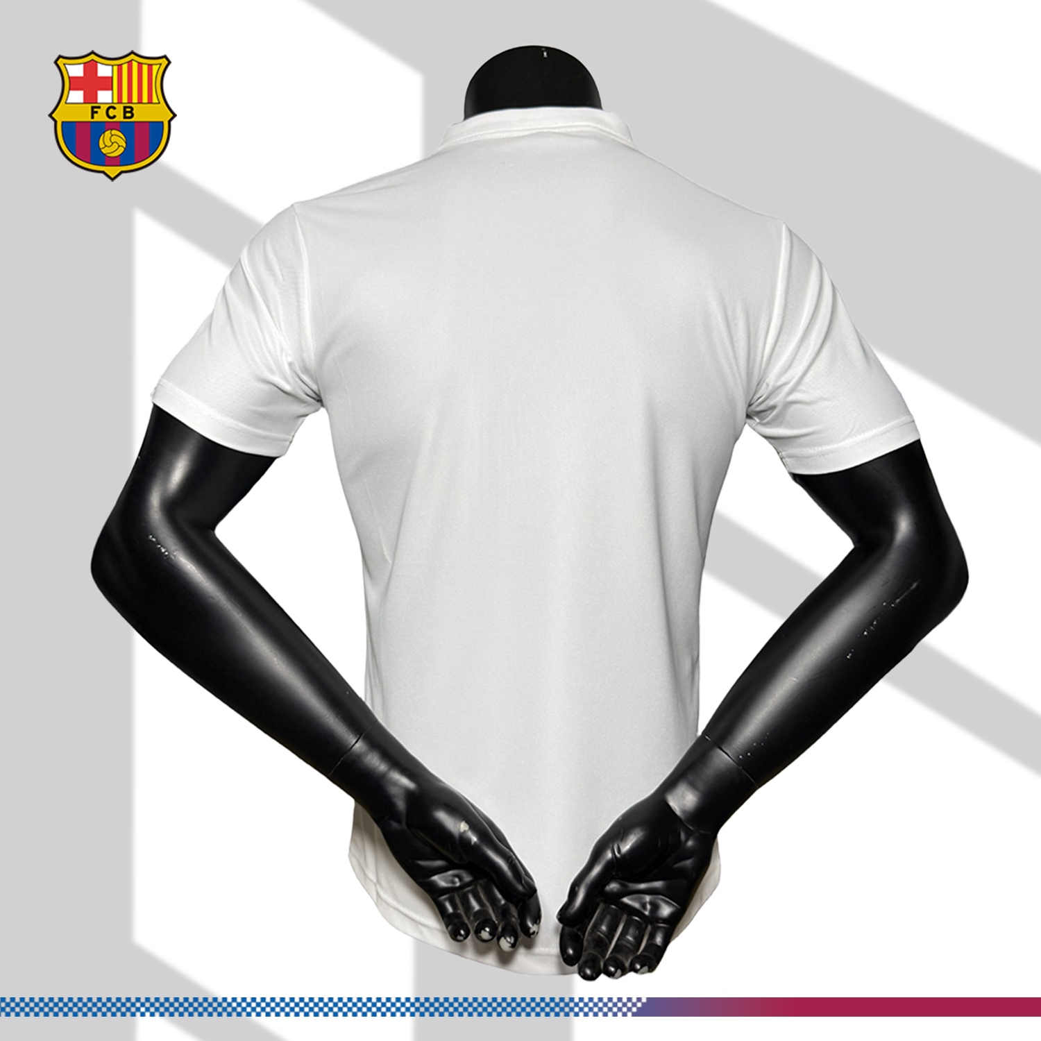 2025/2026 Barcelona White Half-zip Special Edition Football Jersey (Player Edition)
