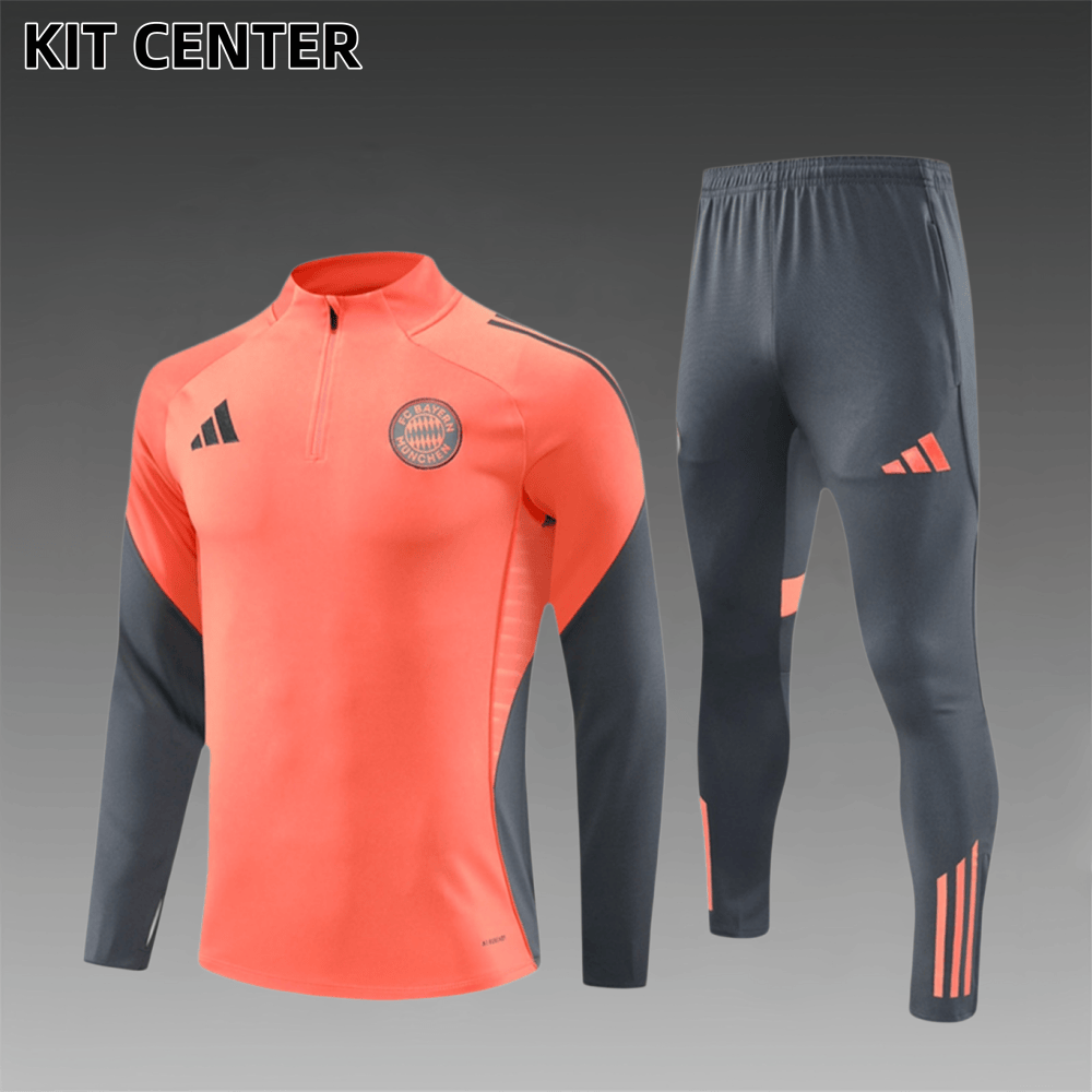 2025/2026 Bayern Munich Half Zip Kids Jersey (Kids Kit)