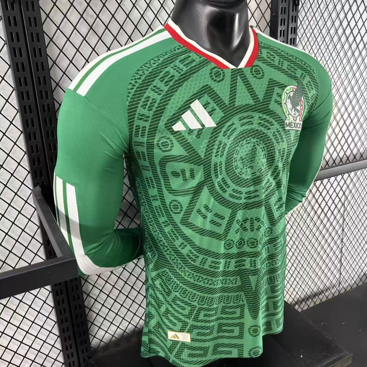 2025/2026 Mexico Home Long sleeves Football Shirt （Player Edition）