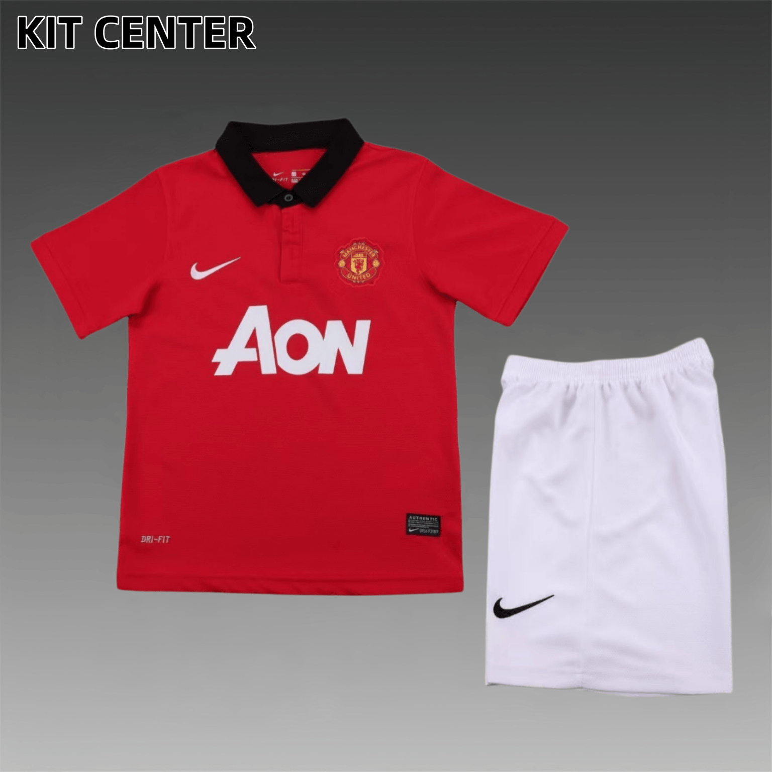 13/14 Manchester United home Retro Football Shirt ( Kids Kit )