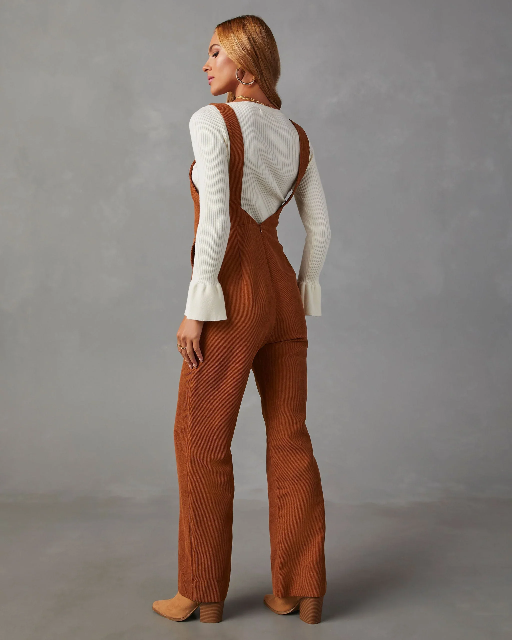 Fall Campfire Corduroy Jumpsuit