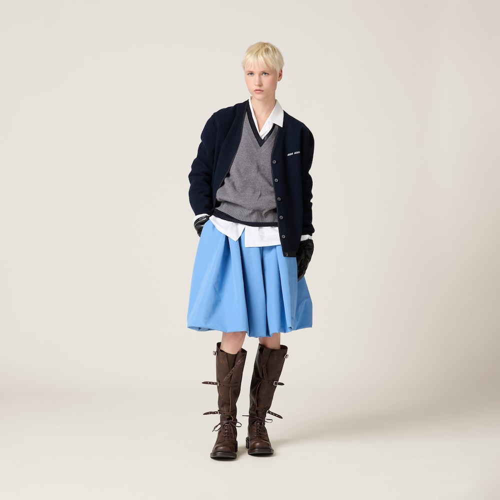 Silk cashmere cardigan sweater