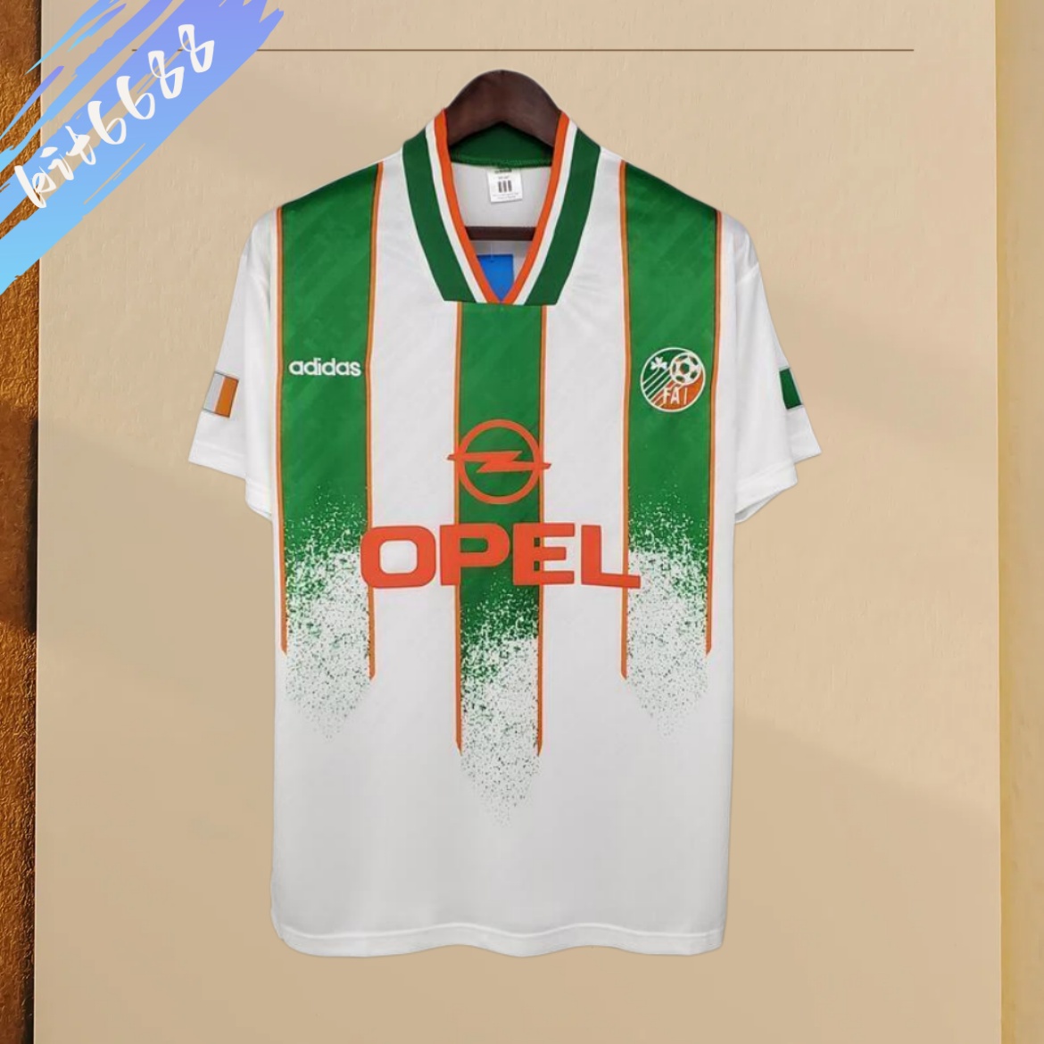 1994 Ireland Away Retro Football Shirt