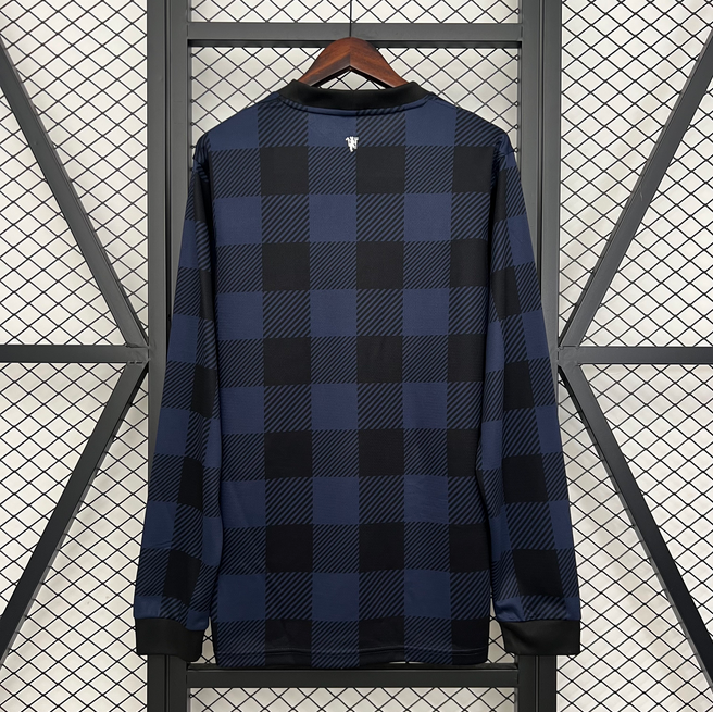 13/14 Manchester United away long sleeved retro football jersey