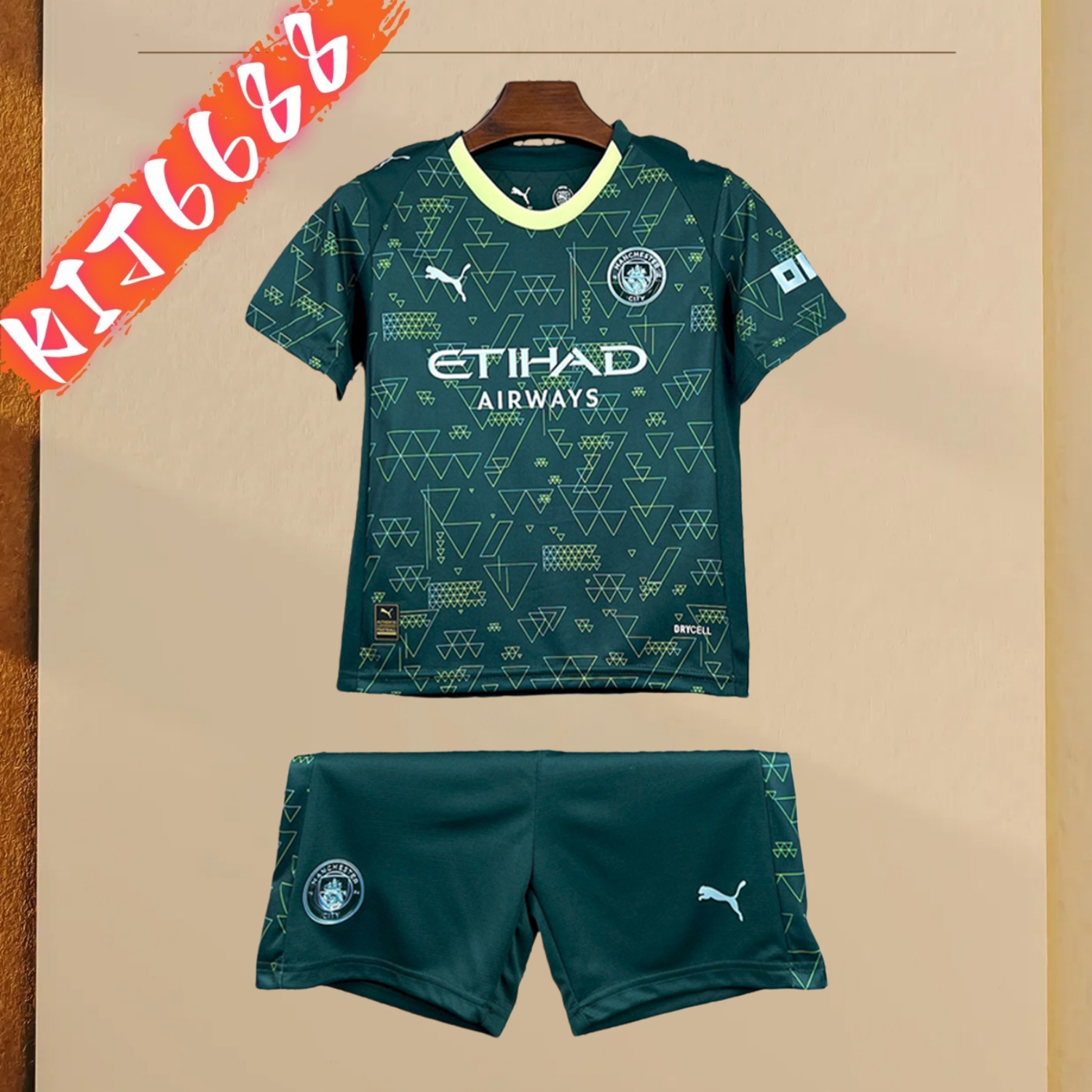 2025/2026 Manchester City EA SPORTS FC Jersey(Kids Kit socks)