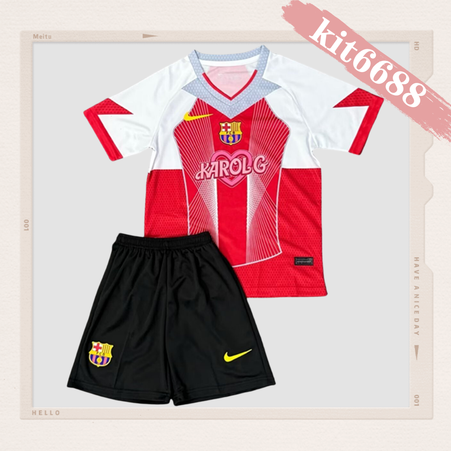 2025/2026 Barcelona Special Edition Football Shirt (Kids Kit socks)