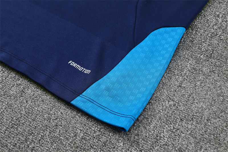 26/27 Spain royal blue Half Zip Training Kit (Adult Kids Kit)