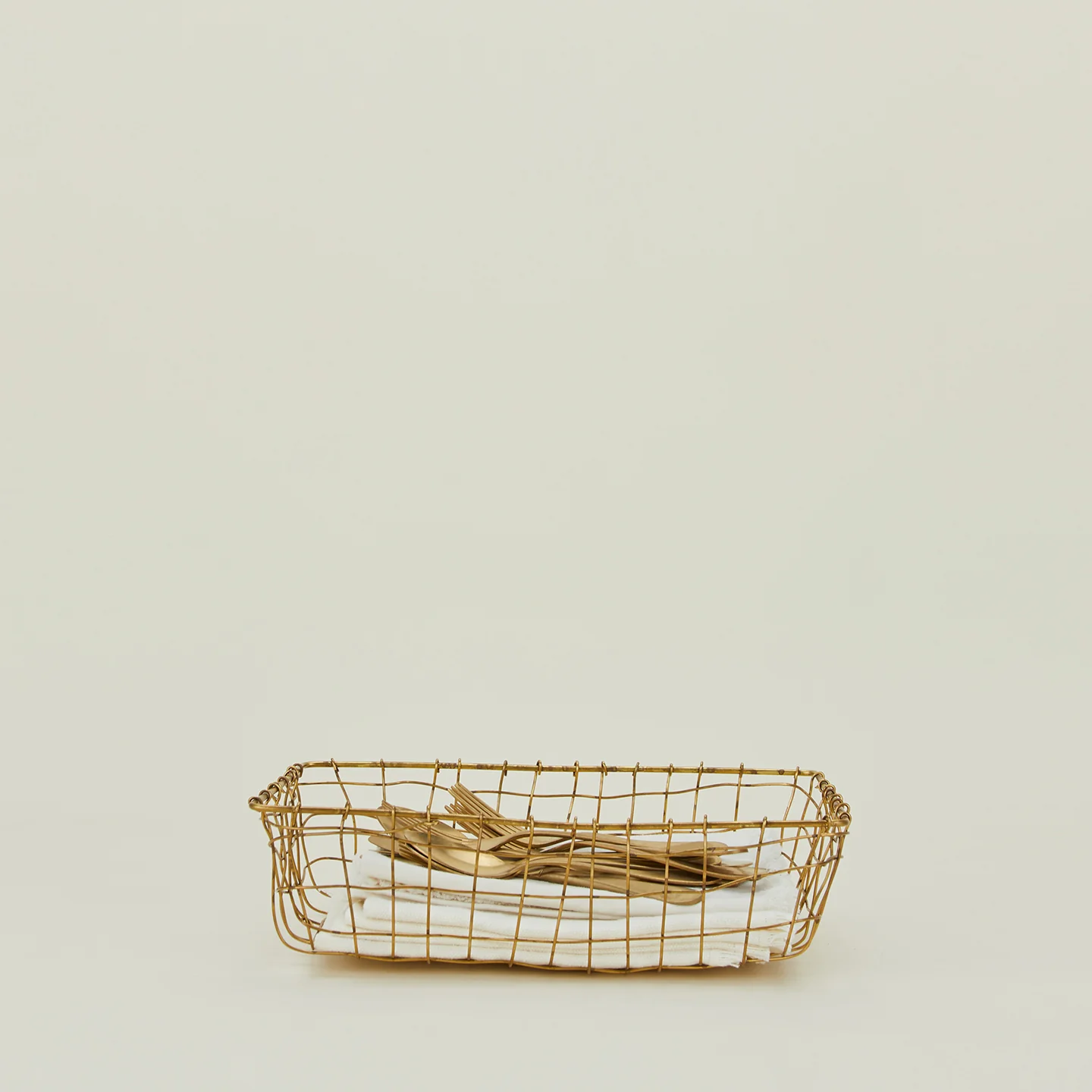 Brass Basket - Low