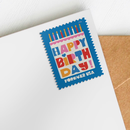 Happy Birthday Stamps