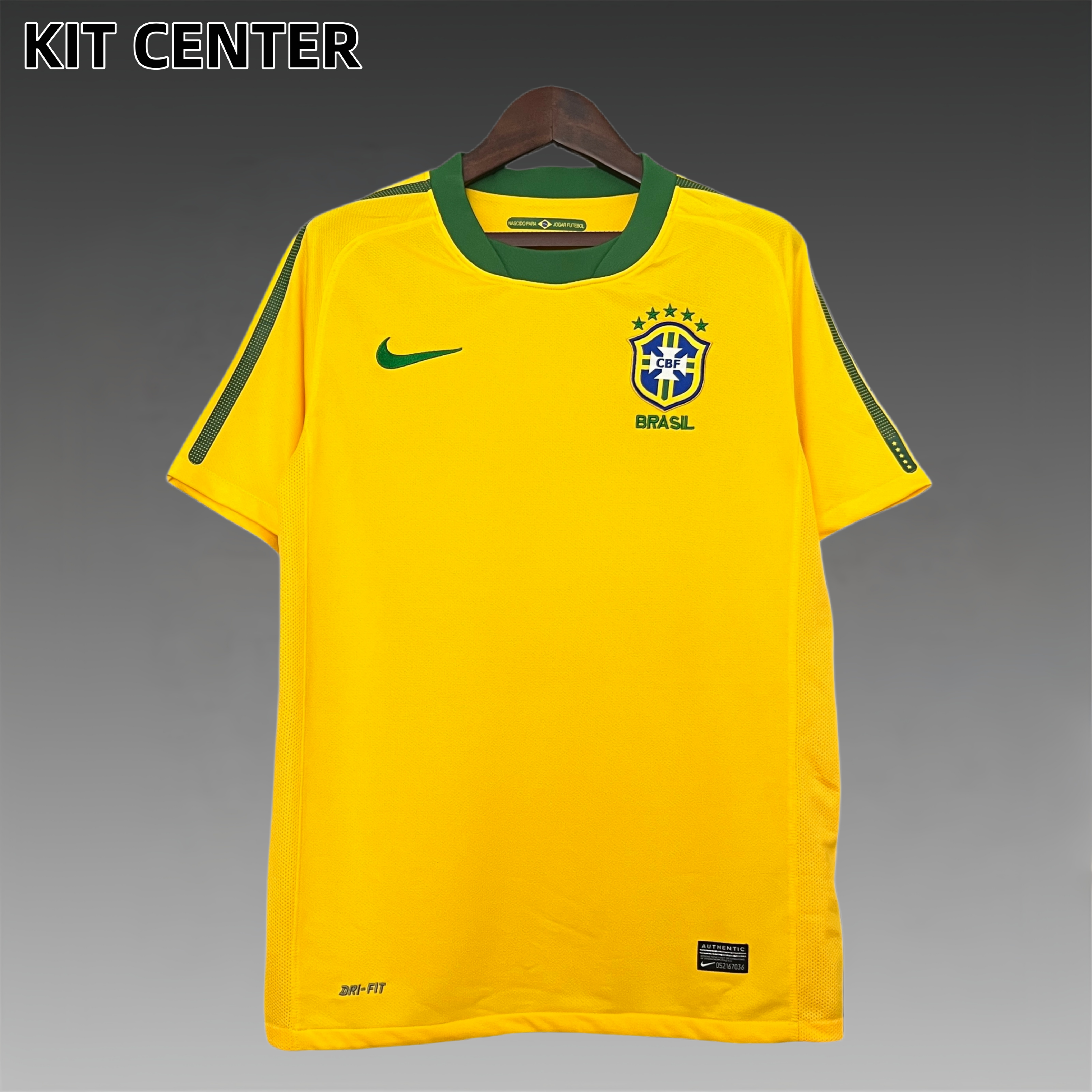2010 Brazil home Retro Football Shirt