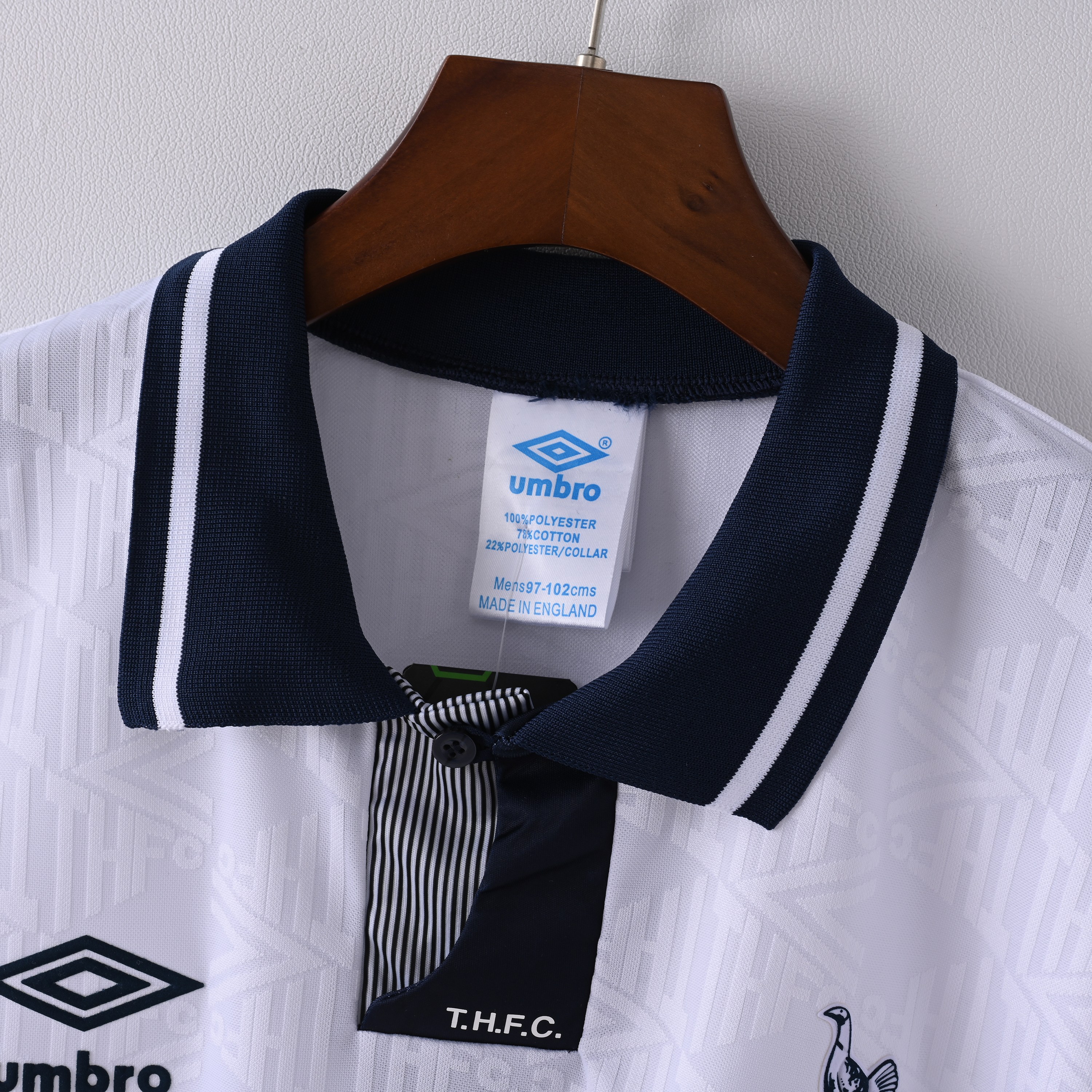 1991/1993 Tottenham Home Retro Football Shirt