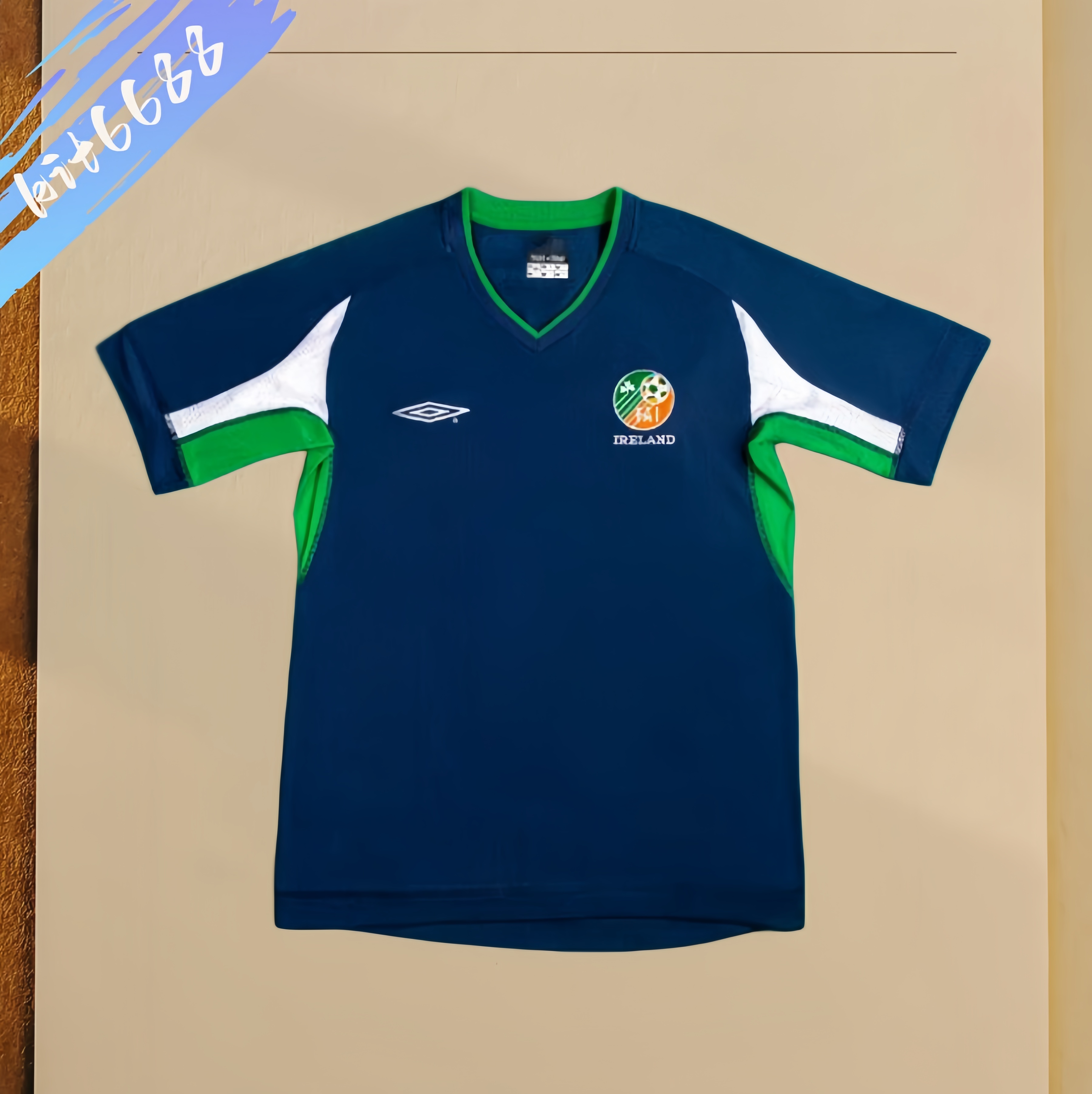 90/93 Ireland blue Retro Football Shirt