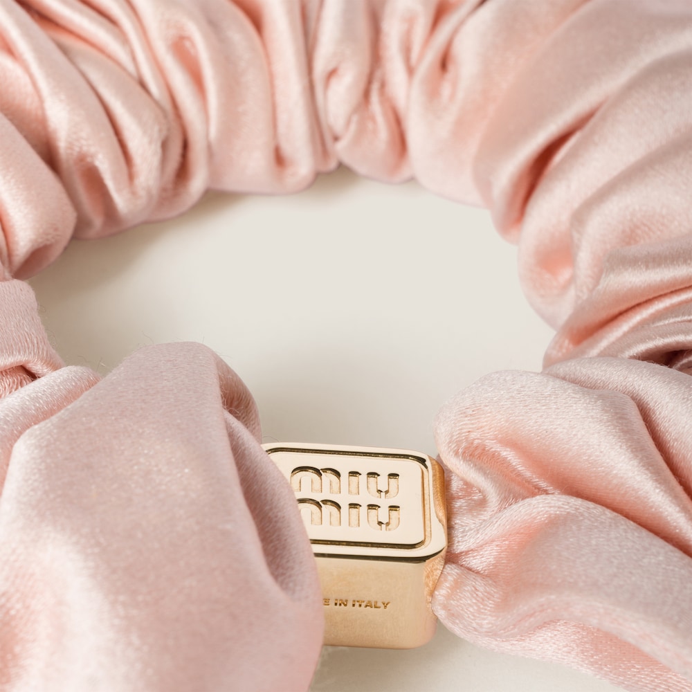Satin scrunchie