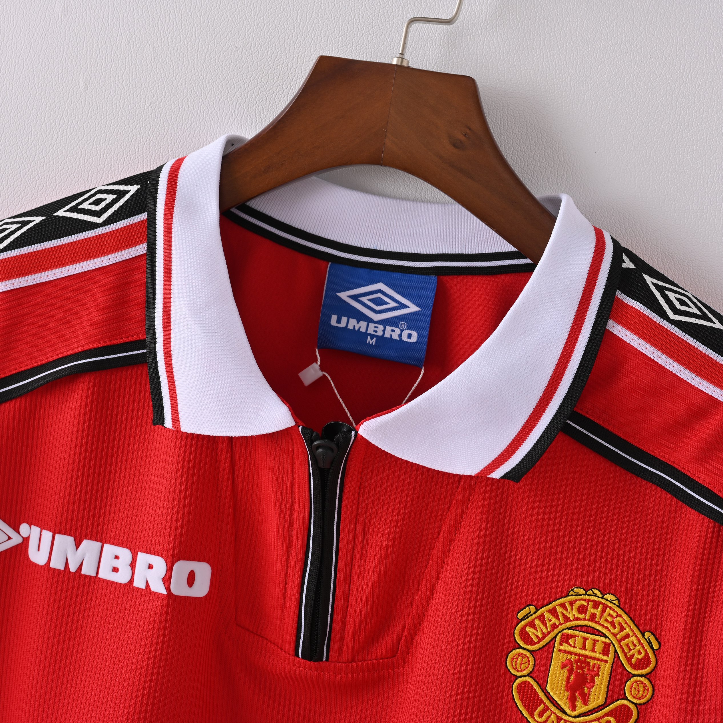 98/99Manchester United home  retro football shirt