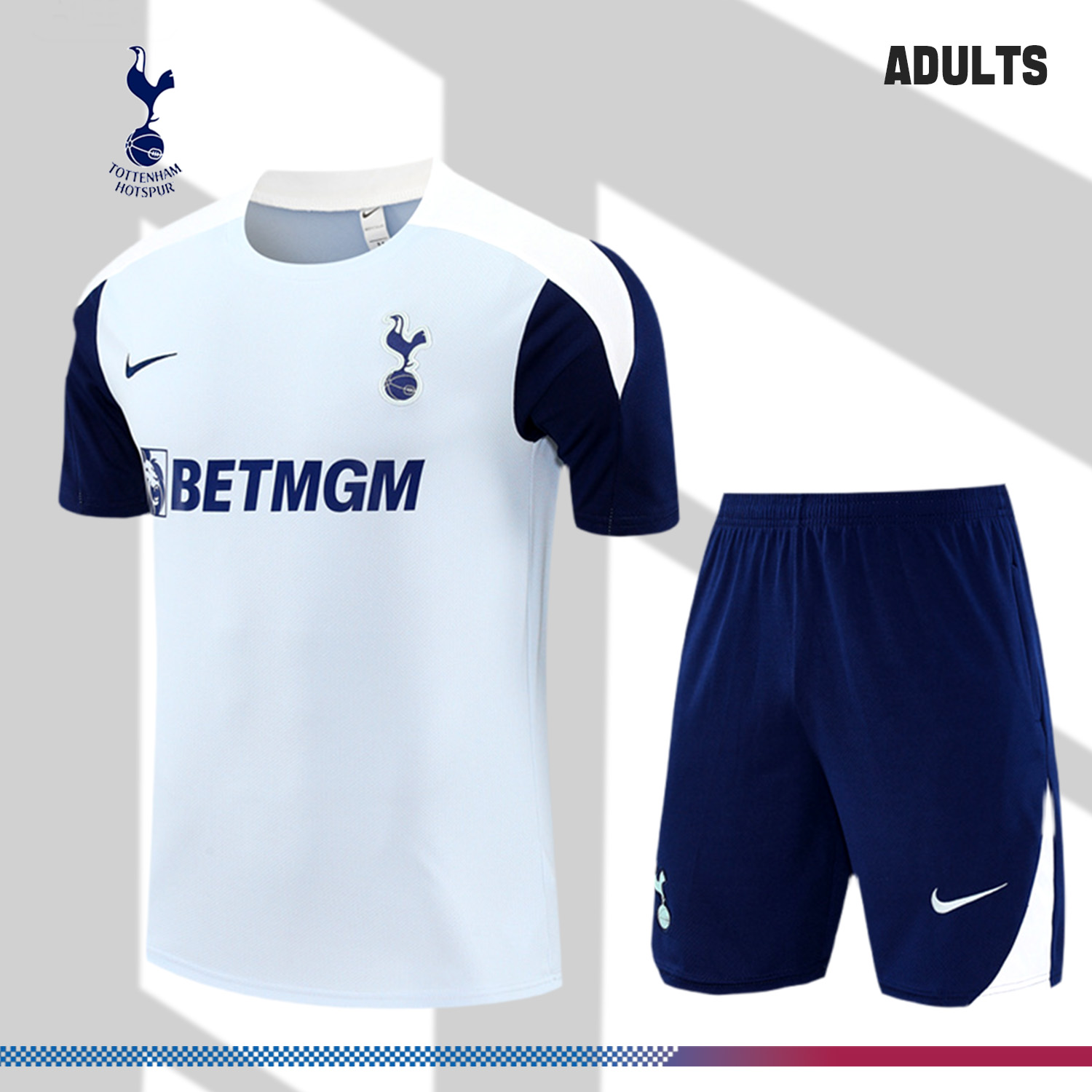 2025/2026 Tottenham Adult Short Sleeve Training Suit (Adult Kids Kit)