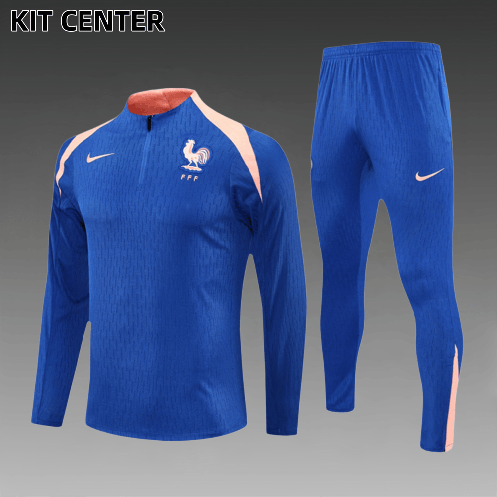 2025/2026 France Adults Half-Zip Training Kits (Adult kit)