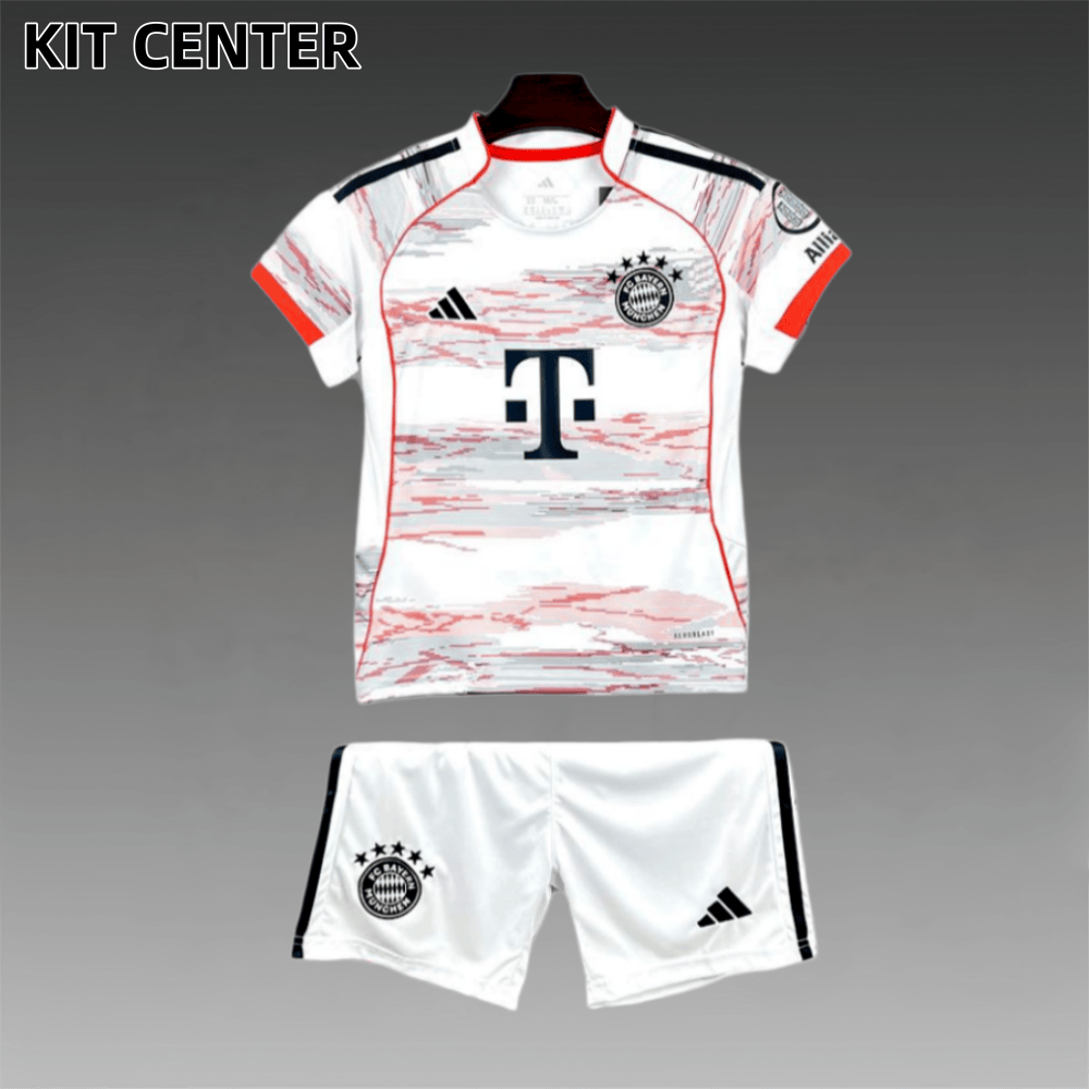 2025/2026 Bayern Munich Away Football Shorts (Kids Kit socks)
