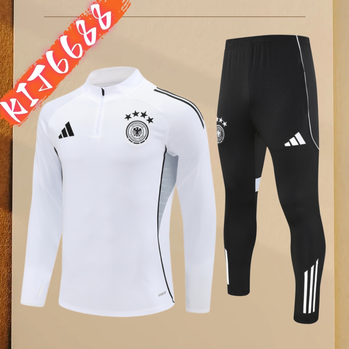 2025/2026 Germany Half Zip Suit (Adult&Kids kit)