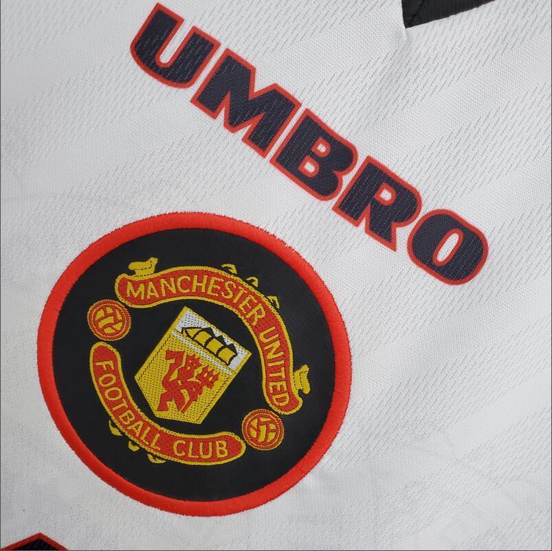 96/97 Manchester United Away retro football jersey