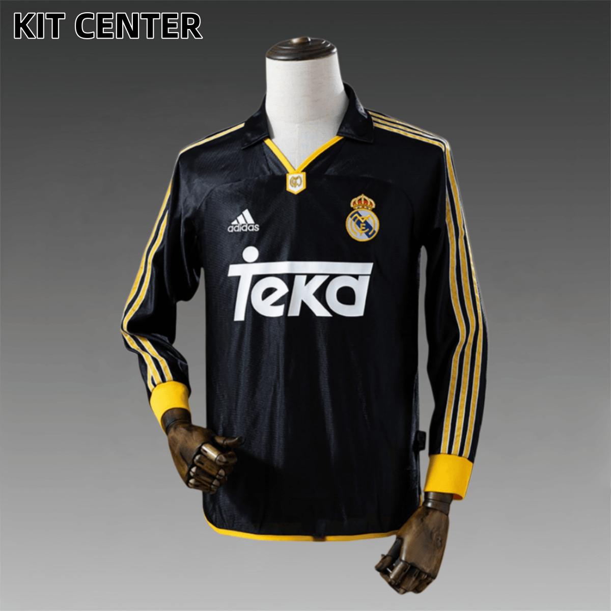 1998/2000 Real Madrid  Away Long Sleeve Retro Football Shirt